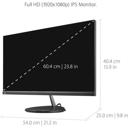 ViewSonic Entertainment VX2485-mhu 24" Class Full HD LED Monitor - 16:9 VX2485-MHU