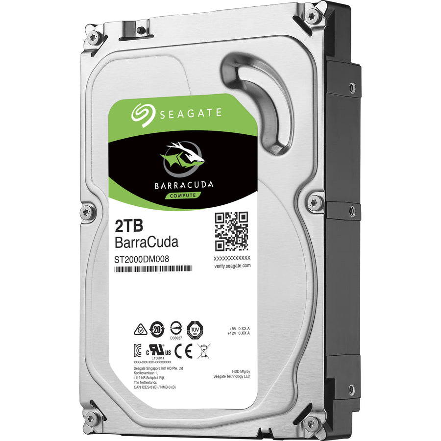 Seagate BarraCuda ST2000DM008 2 TB Hard Drive - 3.5" Internal - SATA (SATA/600) ST2000DM008