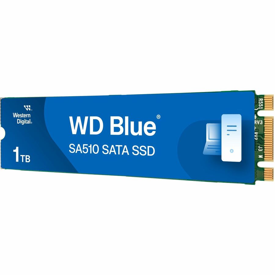 WD Blue SA510 WDS100T3B0B 1 TB Solid State Drive - M.2 2280 Internal - SATA (SATA/600) WDS100T3B0B