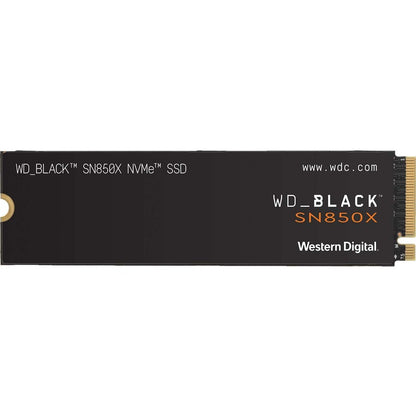 WD Black SN850X 2 TB Solid State Drive - M.2 2280 Internal - PCI Express NVMe (PCI Express NVMe x4) WDS200T2X0E