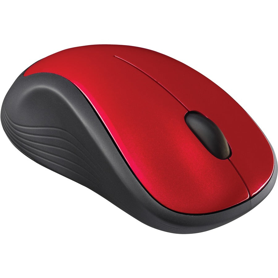 Logitech M310 Wireless Mouse, 2.4 GHz with USB Nano Receiver, 1000 DPI Optical Tracking, 18 Month Battery, Ambidextrous, Compatible with PC, Mac, Laptop, Chromebook (FLAME RED GLOSS) 910-002486