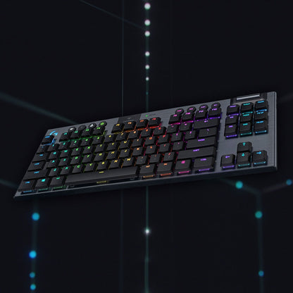 Logitech G915 TKL Tenkeyless Lightspeed Wireless RGB Mechanical Gaming Keyboard 920-009529