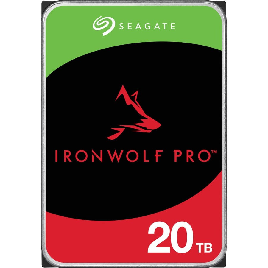 Disque dur Seagate IronWolf Pro ST20000NT001 20 To - 3,5" interne - SATA (SATA/600) - Méthode d'enregistrement magnétique conventionnel (CMR) ST20000NT001