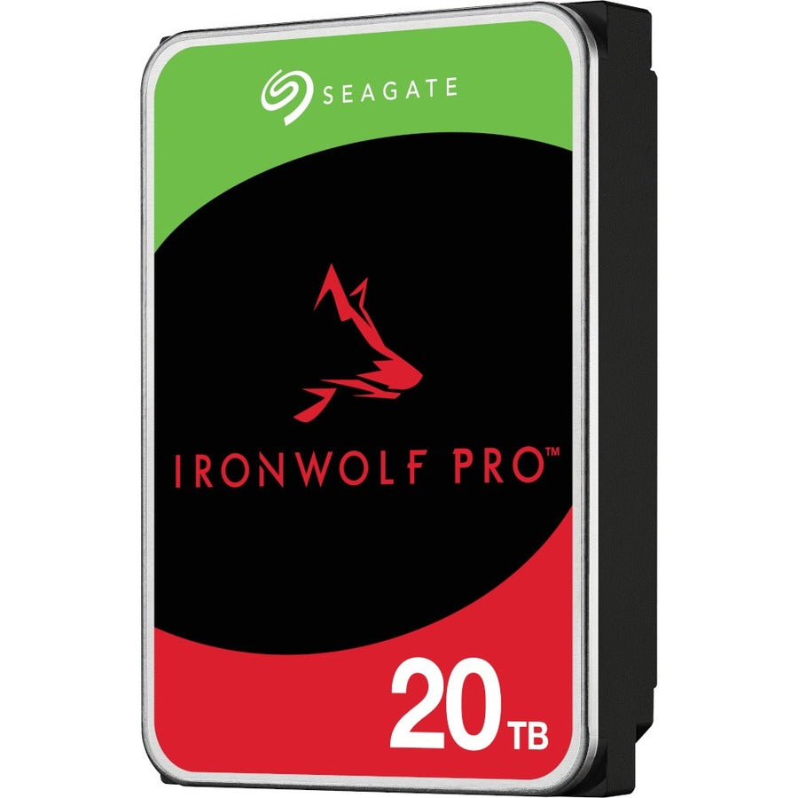 Disque dur Seagate IronWolf Pro ST20000NT001 20 To - 3,5" interne - SATA (SATA/600) - Méthode d'enregistrement magnétique conventionnel (CMR) ST20000NT001