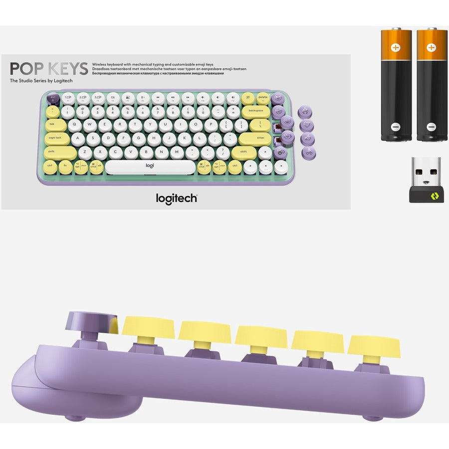 Logitech POP Keys Wireless Mechanical Keyboard With Emoji Keys - Daydream Mint 920-010708