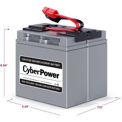 CyberPower RB12170X2A UPS Replacement Battery Cartridge for PR1500LCD RB12170X2A