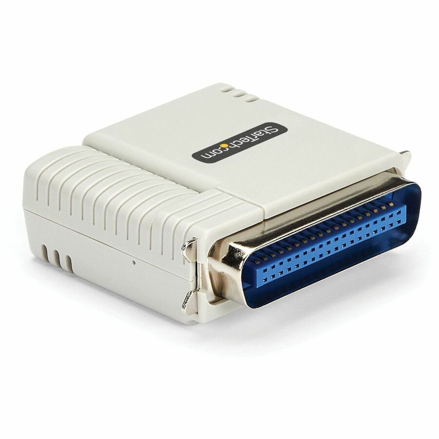 StarTech.com Ethernet to Parallel Network Print Server, 10/100Mbps LAN, WebUI Enabled, Centronics Ethernet Printer Server Adapter, Enhances Legacy Printer PM1115P3