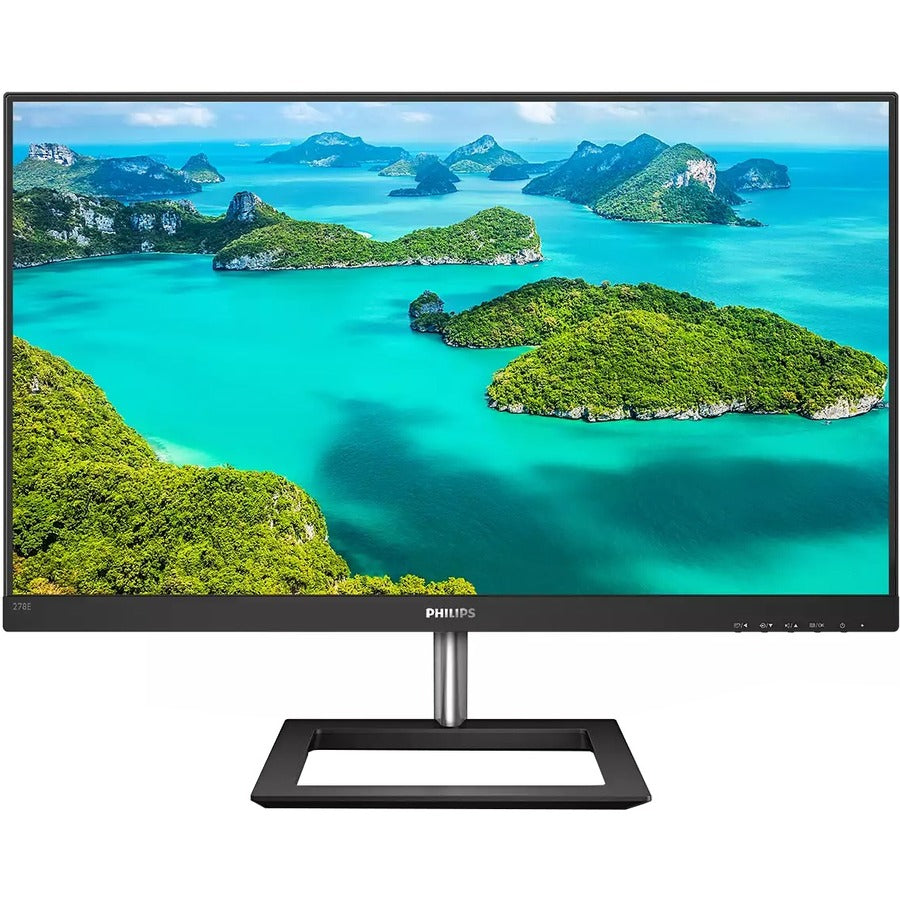 Moniteur LCD Philips 278E1A 27" 4K UHD - 16:9 - Noir texturé 278E1A