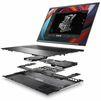 Dell Precision 5000 5490 14" Mobile Workstation - Full HD Plus - Intel Core Ultra 7 155H - vPro Technology - 16 GB - 512 GB SSD - Aluminum Titan Gray 7T7WH