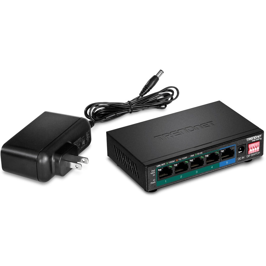 TRENDnet 5-Port Gigabit PoE+ Switch TPE-TG51g