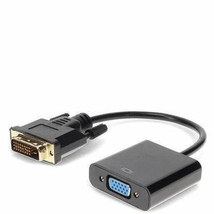 AddOn DVI-D to VGA Active Converter Adapter Cable - Male to Female DVIDS2VGAA