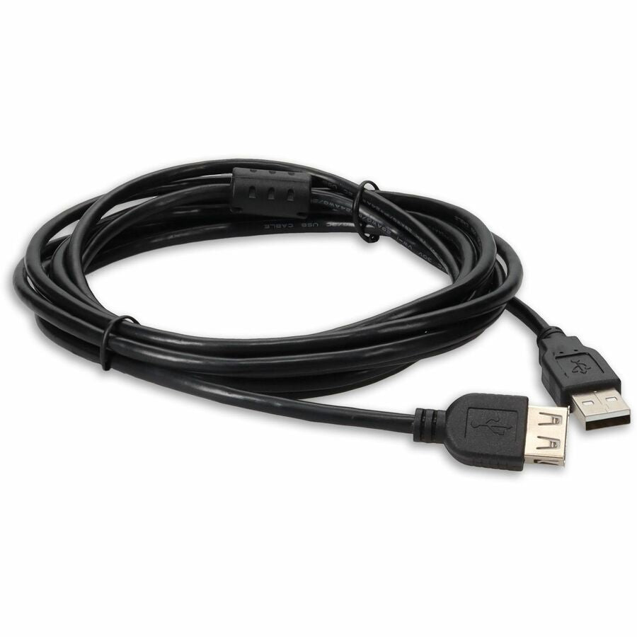 AddOn 10ft (3M) USB 2.0 A to A Extension Cable - Male to Female USBEXTAA10FB