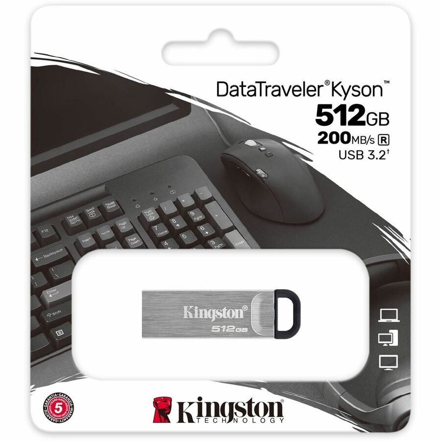 Clé USB 3.2 (1ère génération) Type A Kingston DataTraveler Kyson 512 Go DTKN/512 Go