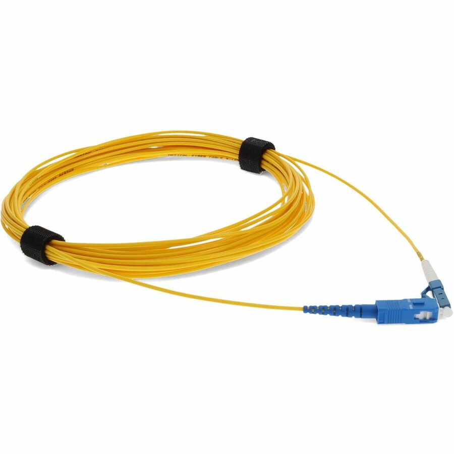 AddOn 8m SMF 9/125 Simplex SC/LC OS1 Yellow OFNR (Riser Rated) Patch Cable ADD-SC-LC-8MS9SMF