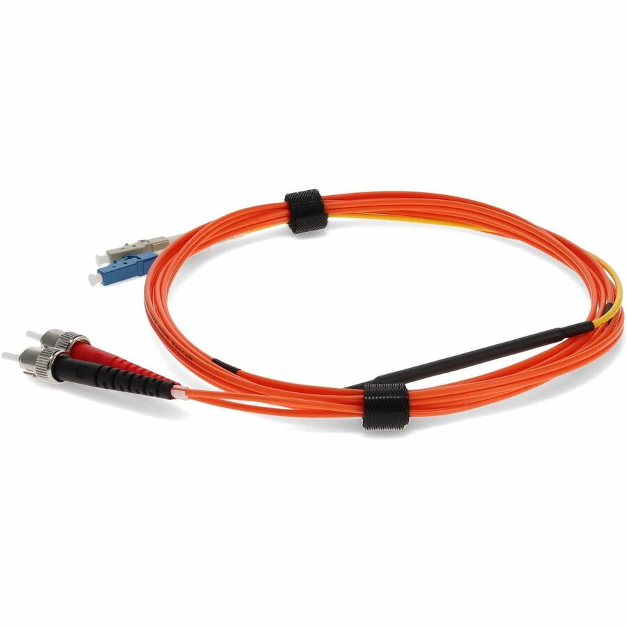 AddOn 2 x ST 62.5/125 to 1 x LC 62.5/125 & 1 x LC 9/125 3m Fiber Optic Mode Conditioning Patch Cable ADD-MODE-STLC6-3