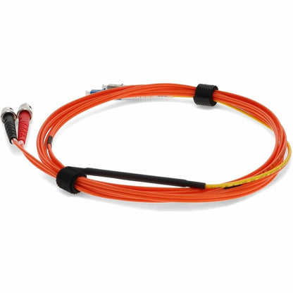 AddOn 2 x ST 62.5/125 to 1 x LC 62.5/125 & 1 x LC 9/125 3m Fiber Optic Mode Conditioning Patch Cable ADD-MODE-STLC6-3