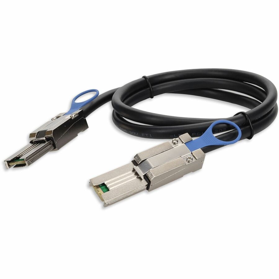 AddOn 3.00m (9.84ft) SFF-8088 Male to SFF-8088 Male Black Mini-SAS Cable ADD-SFF8088-8088-3M