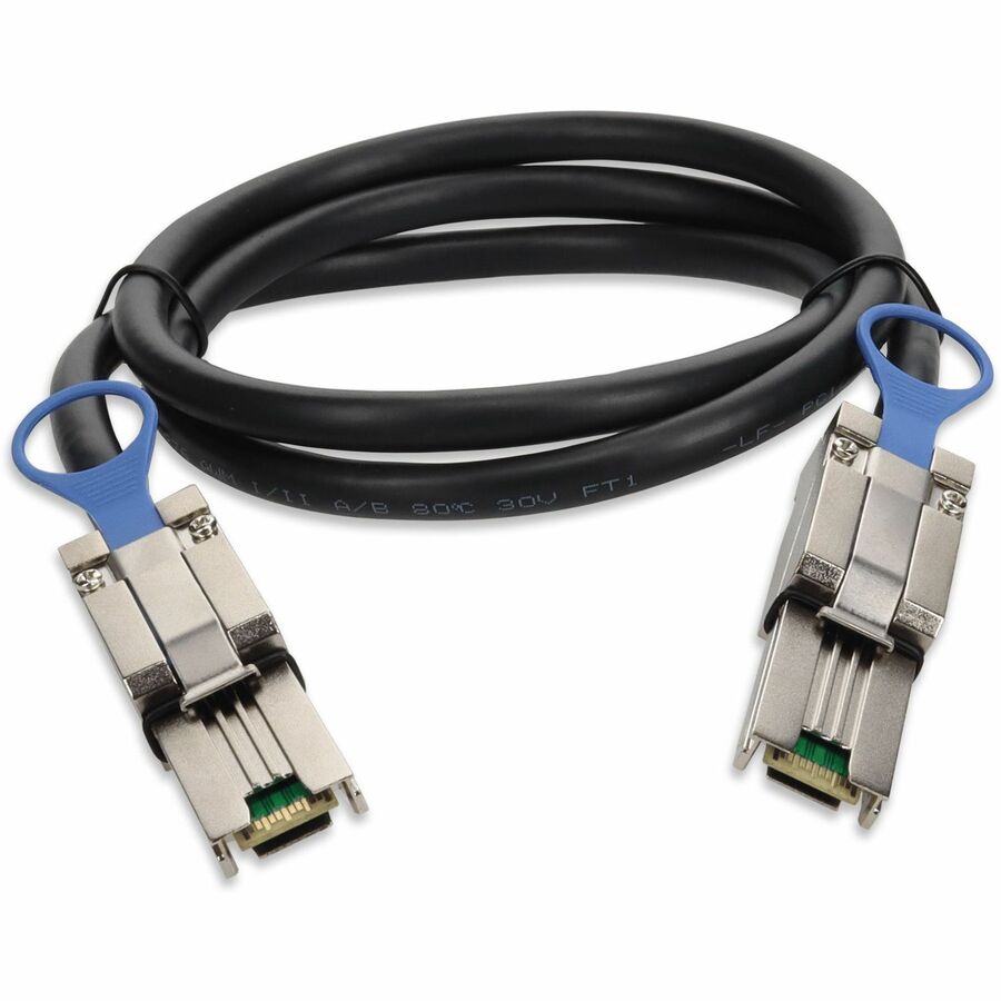 AddOn 3.00m (9.84ft) SFF-8088 Male to SFF-8088 Male Black Mini-SAS Cable ADD-SFF8088-8088-3M