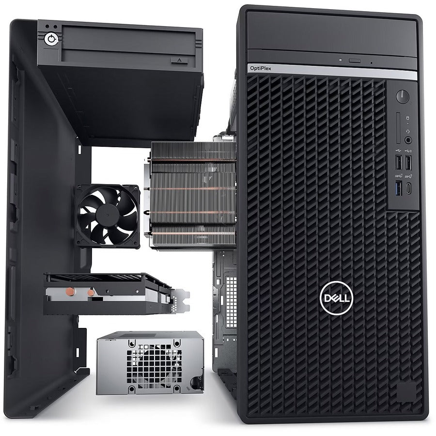 Dell OptiPlex 7000 7010 Desktop Computer - Intel Core i7 13th Gen i7-13700 - vPro Technology - 16 GB - 512 GB SSD - Tower - Black V1GD6