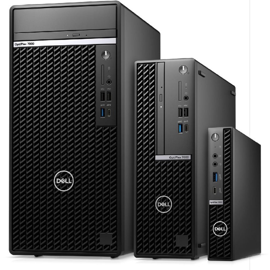 Dell OptiPlex 7000 7010 Desktop Computer - Intel Core i7 13th Gen i7-13700 - vPro Technology - 16 GB - 512 GB SSD - Tower - Black V1GD6