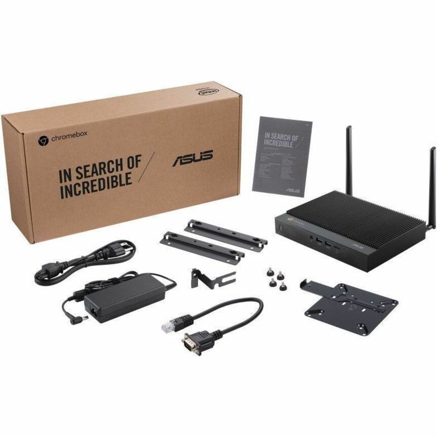 Asus Chromebox 4 CHROMEBOX4-FC017U Chromebox - Intel Celeron 5205U - 4 GB - 32 GB Flash Memory Capacity - Mini PC - Gun Metal 90MS0281-M00130