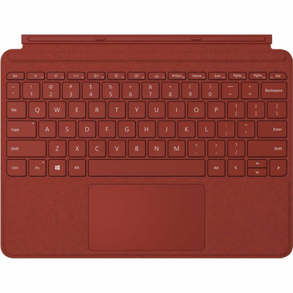 Microsoft Type Cover Keyboard/Cover Case Microsoft Surface Go, Surface Go 2, Surface Go 3 Tablet - Poppy Red KCT-00062