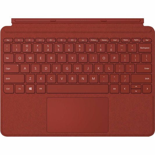 Microsoft Type Cover Keyboard/Cover Case Microsoft Surface Go, Surface Go 2, Surface Go 3 Tablet - Poppy Red KCT-00062