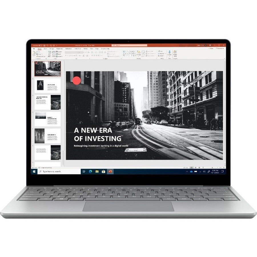 Microsoft Surface Laptop Go 12.4" Touchscreen Notebook - Intel Core i5 - 4 GB - 64 GB Flash Memory - Platinum 1ZP-00002