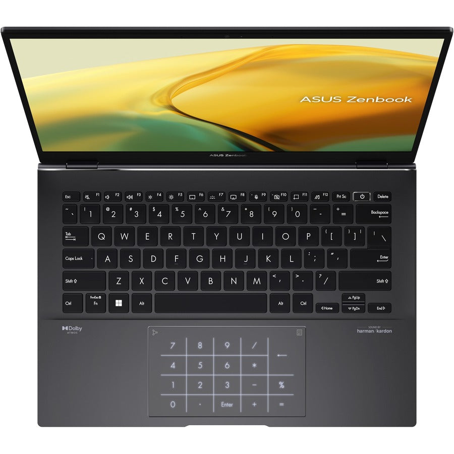 Asus Zenbook 14 OLED UM3402 UM3402YA-DS72-CA 14" Touchscreen Notebook - 2.8K - AMD Ryzen 7 5825U - 16 GB - 512 GB SSD - Jade Black UM3402YA-DS72-CA