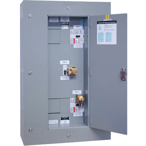 Tripp Lite SU40KMBPKX 3-Breaker Maintenance Bypass Panel with Kirk Key Interlock SU40KMBPKX