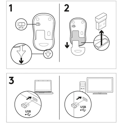 Logitech M185 Wireless Mouse 910-003888