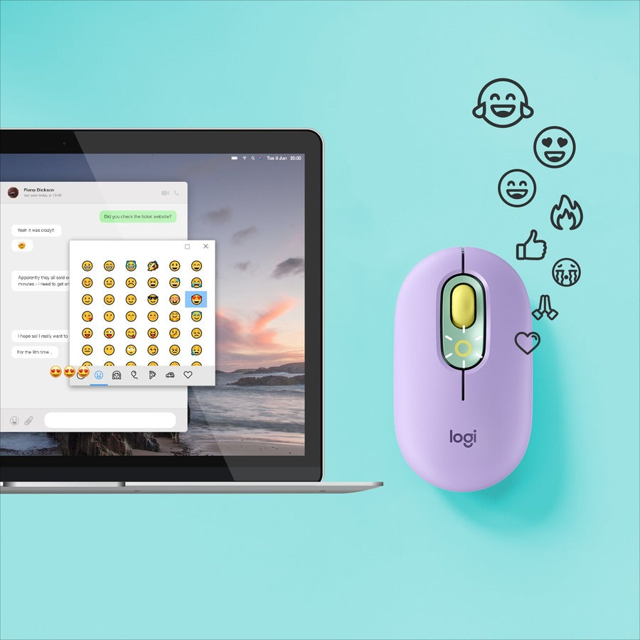 Logitech POP Mouse with emoji - Daydream Mint 910-006544