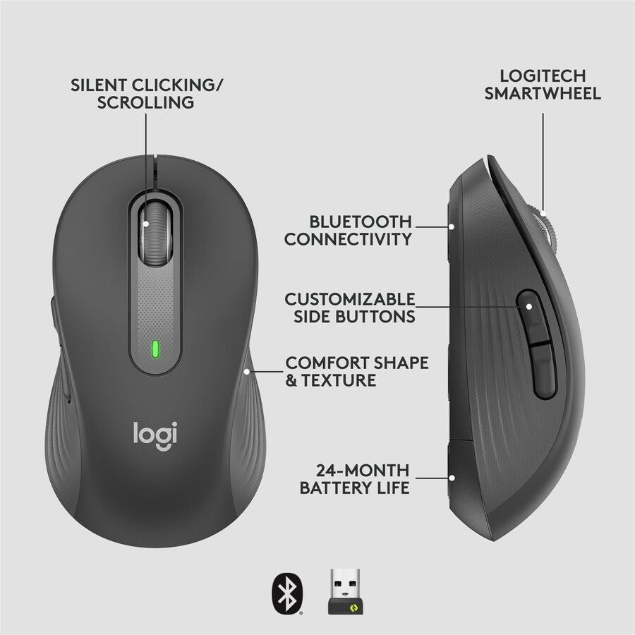 Logitech Signature M650 L for Business (Graphite) - Brown Box 910-006346