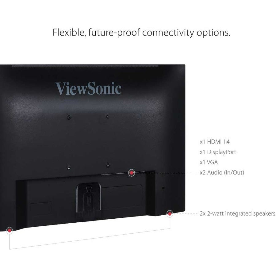 Viewsonic 24" Display, IPS Panel, 1920 x 1080 Resolution VA2456-MHD_H2