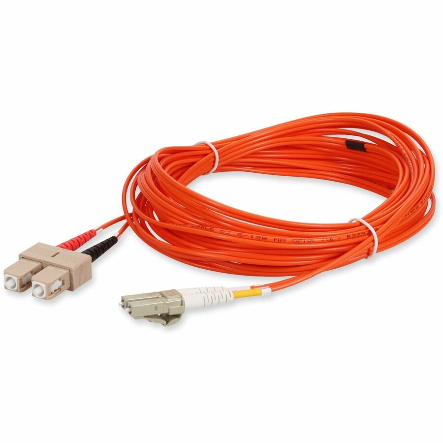 AddOn 2m Multi-Mode fiber (MMF) Duplex SC/LC OM1 Orange Patch Cable ADD-SC-LC-2M6MMF