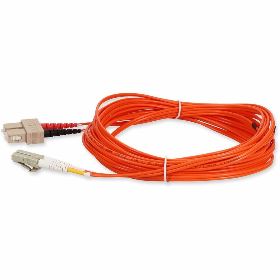 AddOn 2m Multi-Mode fiber (MMF) Duplex SC/LC OM1 Orange Patch Cable ADD-SC-LC-2M6MMF