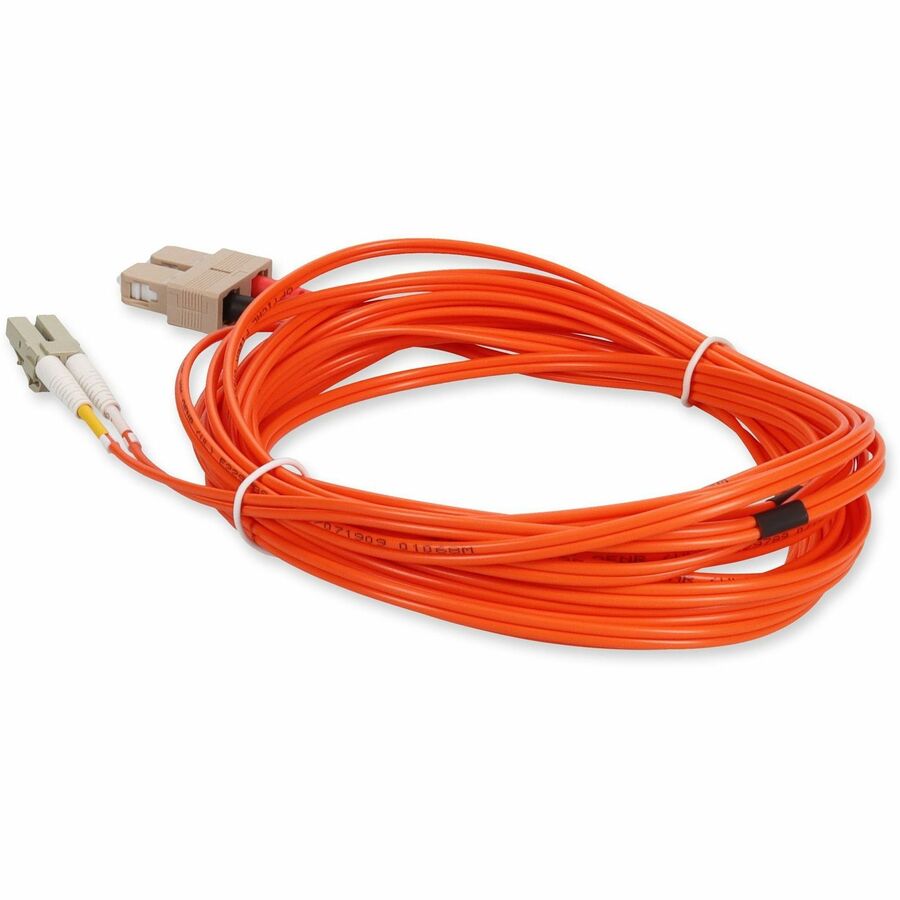 AddOn 2m Multi-Mode fiber (MMF) Duplex SC/LC OM1 Orange Patch Cable ADD-SC-LC-2M6MMF