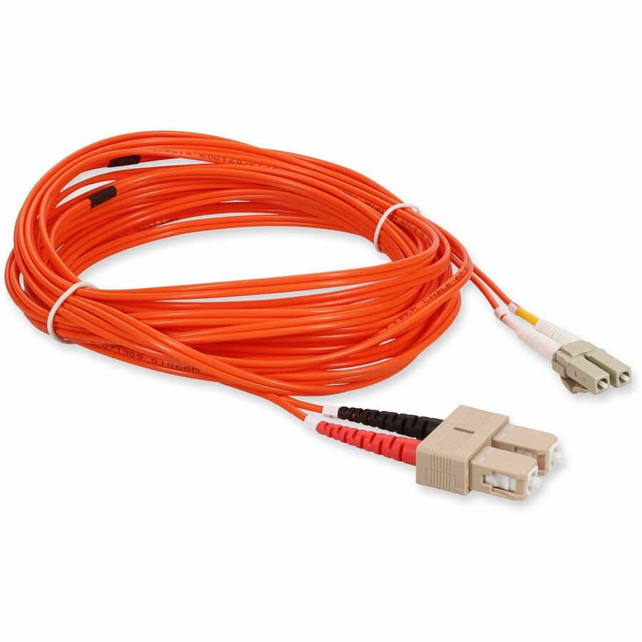 AddOn 2m Multi-Mode fiber (MMF) Duplex SC/LC OM1 Orange Patch Cable ADD-SC-LC-2M6MMF