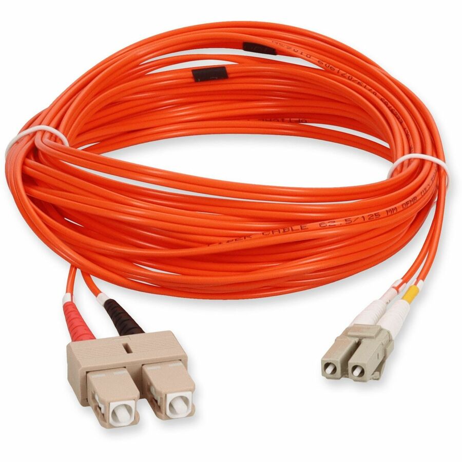 AddOn 2m Multi-Mode fiber (MMF) Duplex SC/LC OM1 Orange Patch Cable ADD-SC-LC-2M6MMF