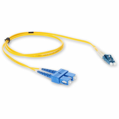 AddOn 10m SMF 9/125 Duplex SC/LC OS1 Yellow OFNR (Riser-Rated) Patch Cable ADD-SC-LC-10M9SMF