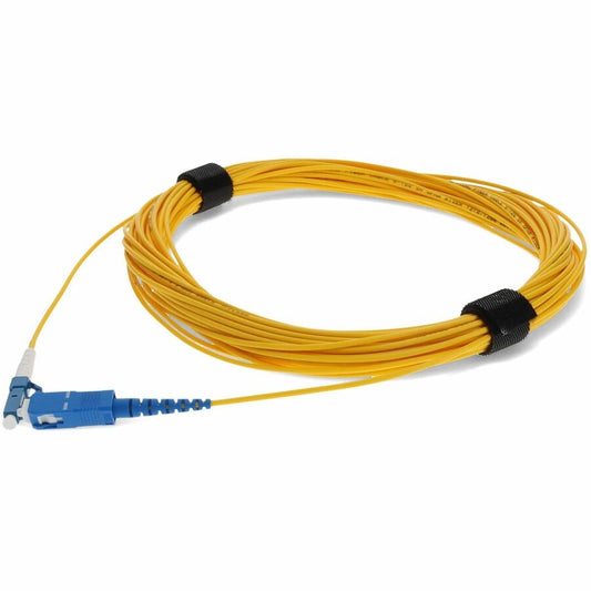 AddOn 20m SMF 9/125 Simplex SC/LC OS1 Yellow OFNR (Riser Rated) Patch Cable ADD-SC-LC-20MS9SMF