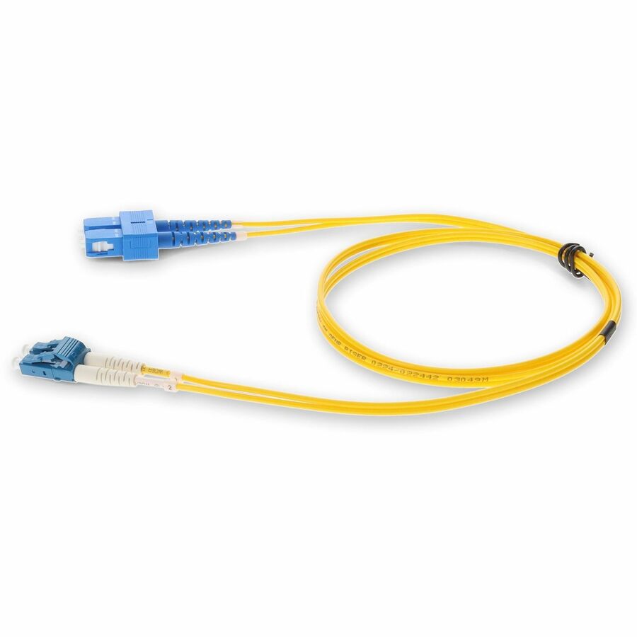 AddOn 9m Single-Mode Fiber (SMF) Duplex SC/LC OS1 Yellow Patch Cable ADD-SC-LC-9M9SMF