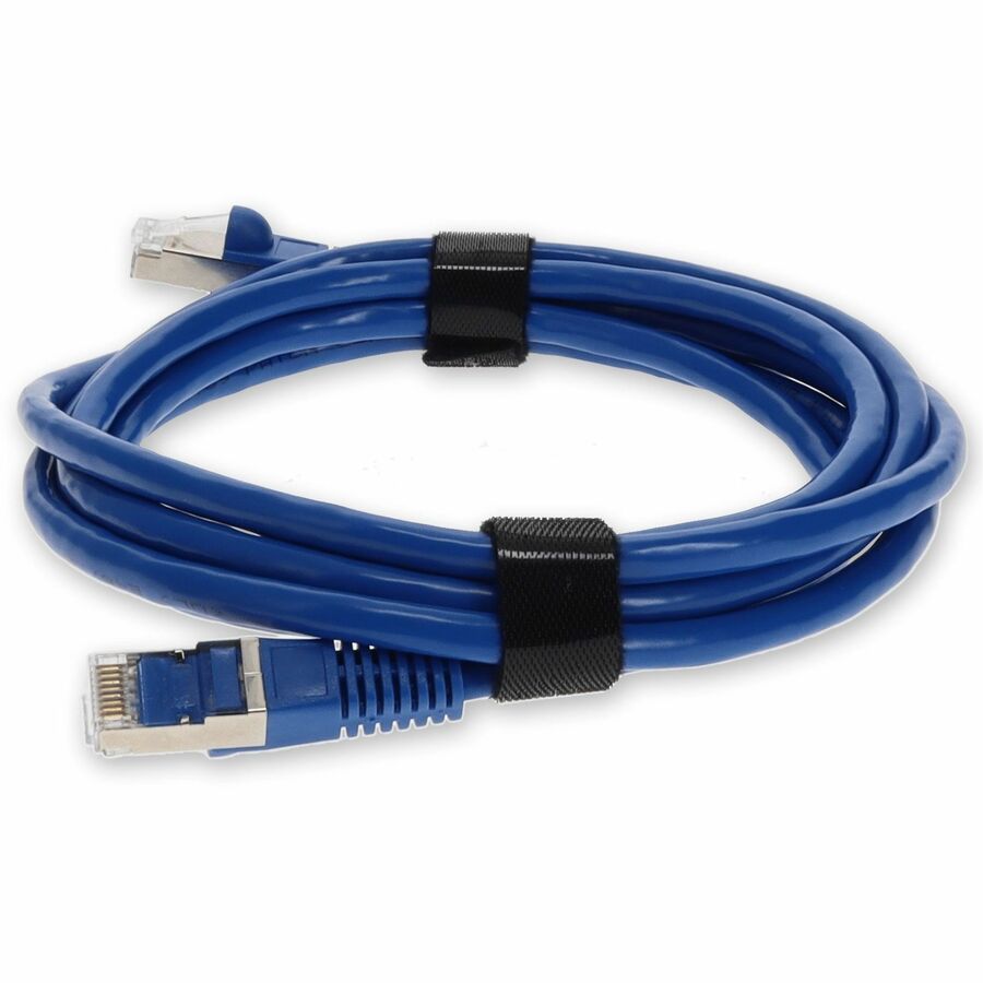 AddOn 3ft RJ-45 (Male) to RJ-45 (Male) Straight Blue Cat7 S/FTP PVC Copper Patch Cable ADD-3FCAT7-BE