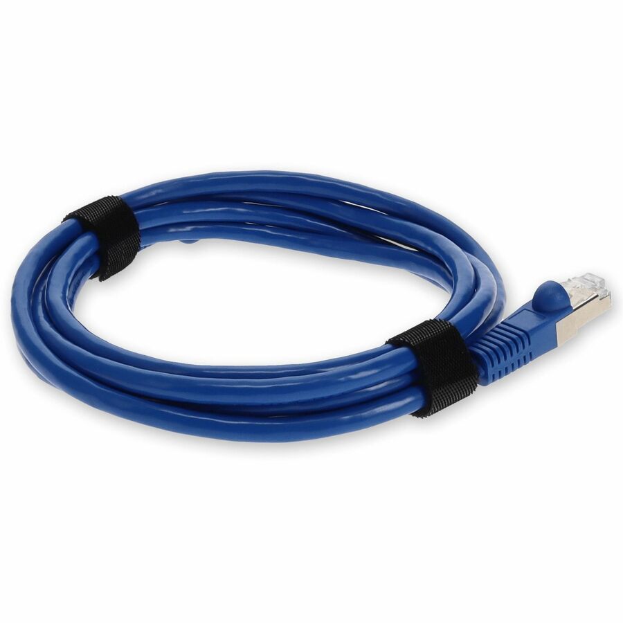 AddOn 3ft RJ-45 (Male) to RJ-45 (Male) Straight Blue Cat7 S/FTP PVC Copper Patch Cable ADD-3FCAT7-BE