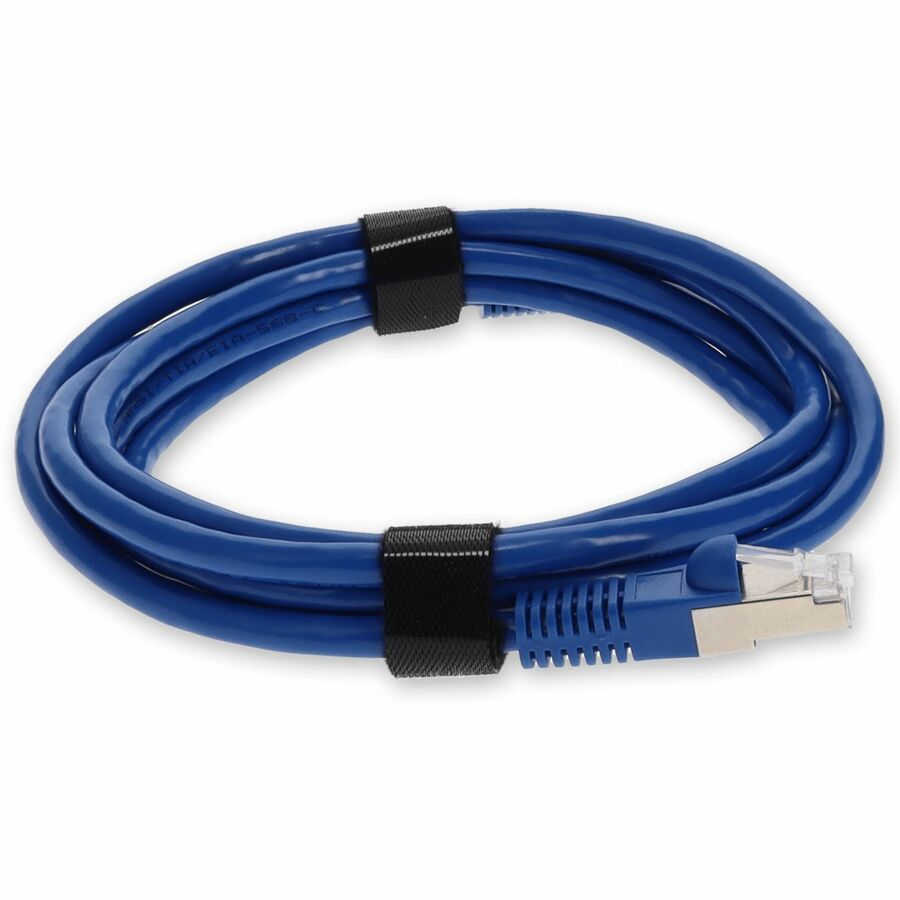 AddOn 3ft RJ-45 (Male) to RJ-45 (Male) Straight Blue Cat7 S/FTP PVC Copper Patch Cable ADD-3FCAT7-BE