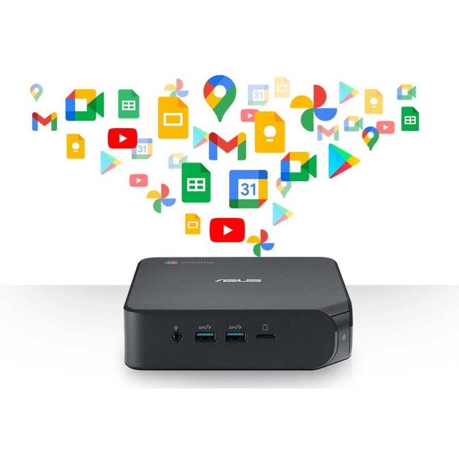 Asus Chromebox 4 CHROMEBOX4-G3023UN Chromebox - Intel Core i3 10th Gen i3-10110U - 8 GB - 128 GB SSD - Mini PC - Gun Metal 90MS0252-M01140