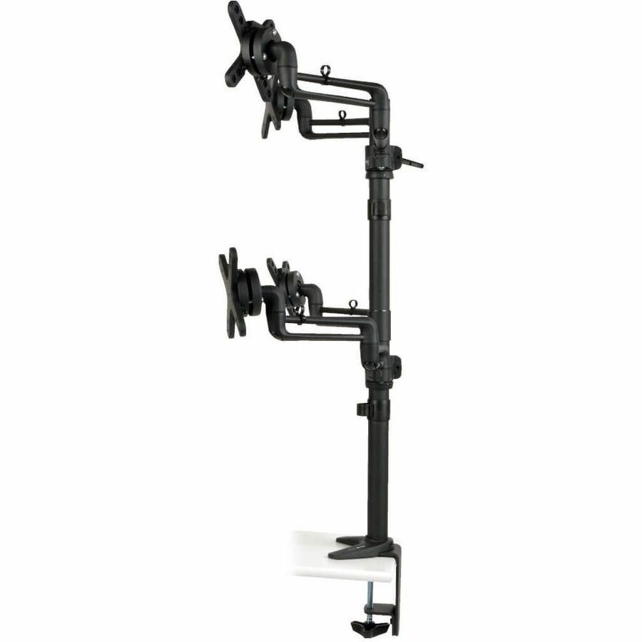 Tripp Lite by Eaton DDR1327SQFC Desk Mount for Flat Panel Display - Black Powder Coat DDR1327SQFC