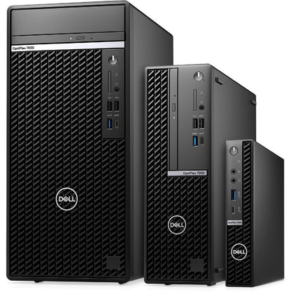 Dell OptiPlex 7000 7010 Plus Desktop Computer - Intel Core i7 13th Gen i7-13700 - vPro Technology - 16 GB - 256 GB SSD - Small Form Factor - Black 4R5N2