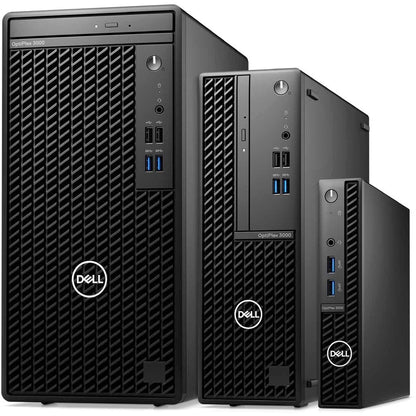 Dell OptiPlex 3000 Desktop Computer - Intel Core i5 12th Gen i5-12500 - 8 GB - 256 GB SSD - Small Form Factor - Black J2MJD