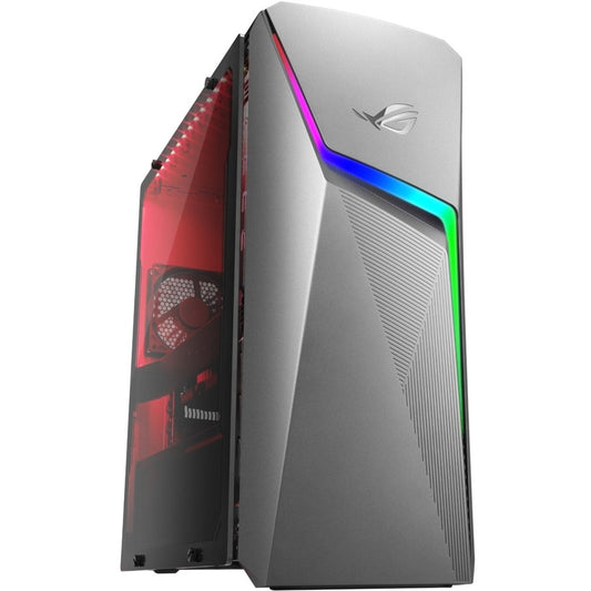 Asus Strix G10DK G10DK-DBR5660 Gaming Desktop Computer - AMD Ryzen 5 5600X - 16 GB - 1 TB HDD - 512 GB SSD - Gray G10DK-DBR5660